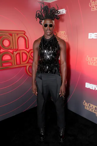 Moses Sumney - (Photo by Leon Bennett/STA 2020/Getty Images for BET)