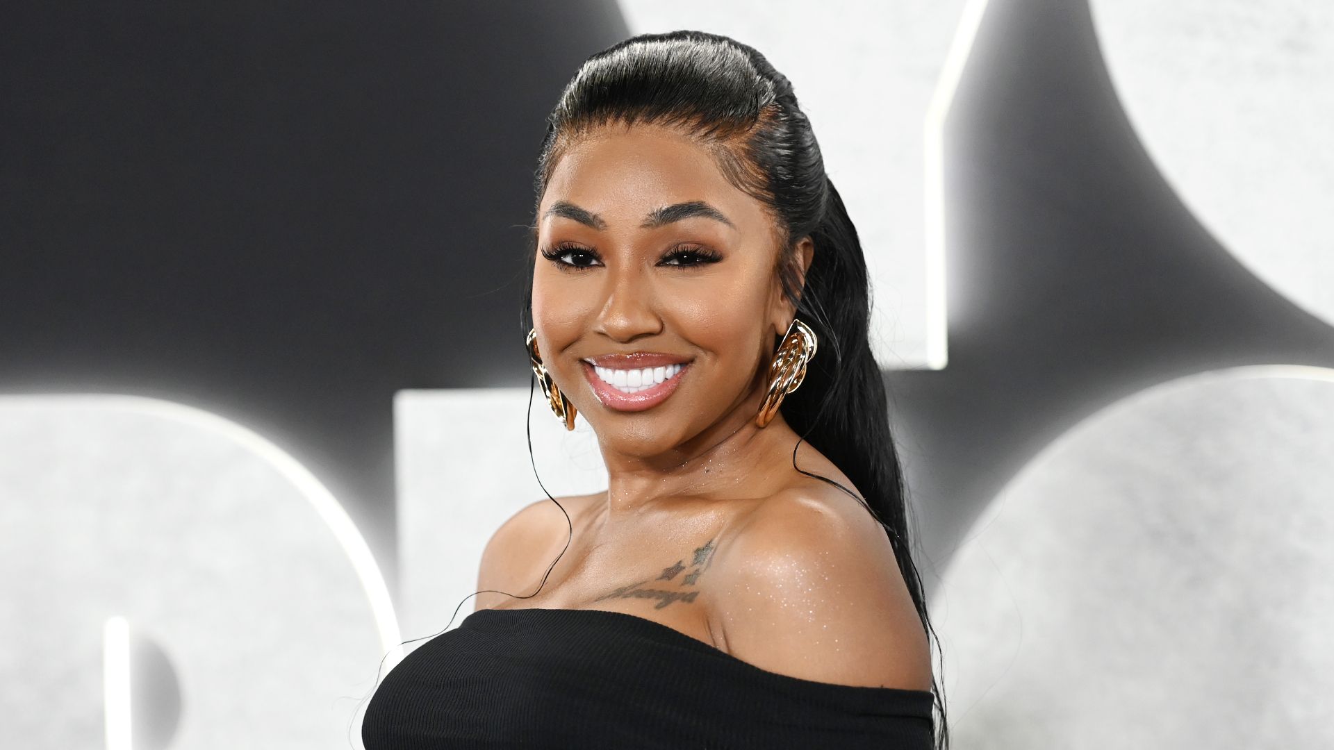 Yung Miami at the premiere of "You People" held at the Regency Village Theatre on January 17, 2023 in Los Angeles, California 