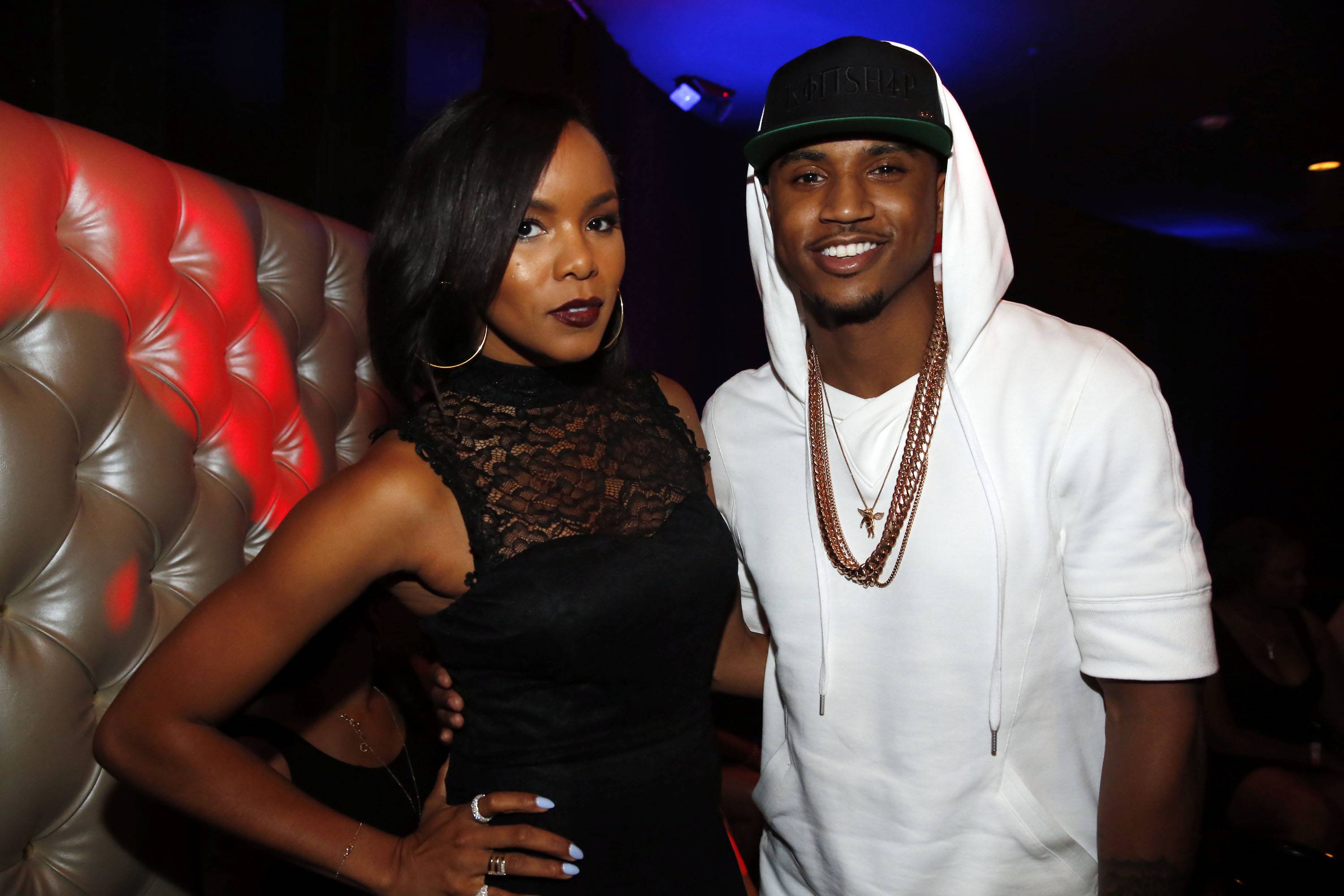 LeToya Luckett and Trey Songz on BET Buzz 2021