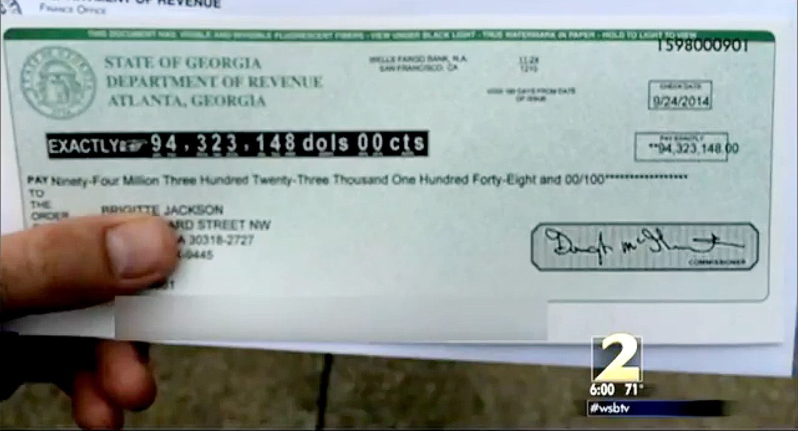 Woman Tries to Claim $94 Million in Tax Returns