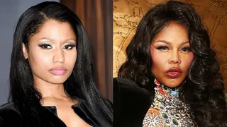 Kim's Beef With Nicki Minaj Still Rages  - &nbsp;(Photos from left: Frazer Harrison/Getty Images, Chelsea Lauren/Getty Images)