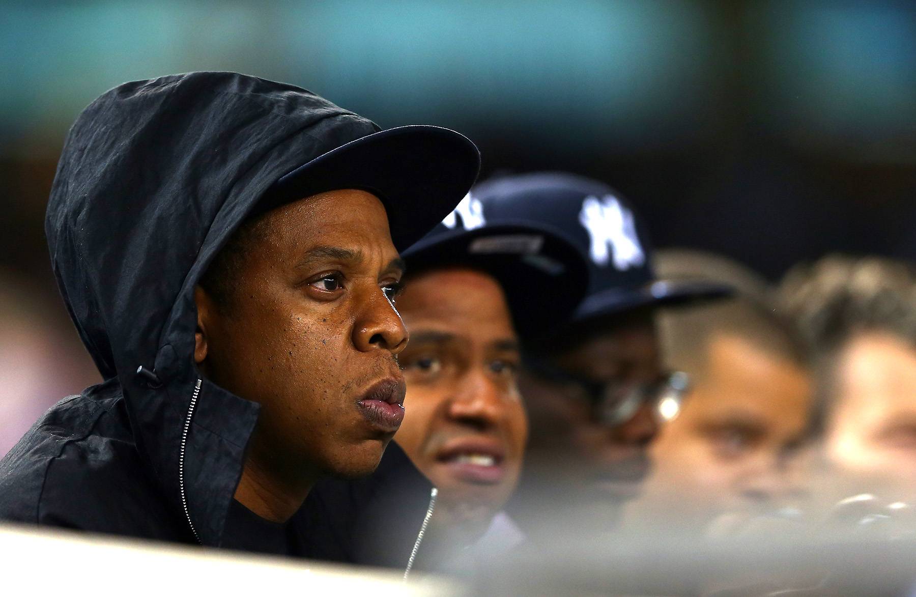 Jay Z Derek Jeter's Final Home Game Yankee Stadium