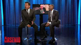 8. He's Cool With Arsenio - It's nothing but respect from one comedian to another.  (Photo: The Arsenio Hall Show via CBS)