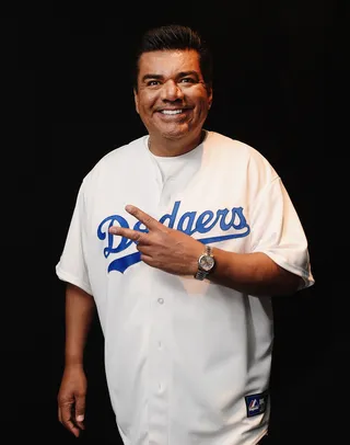 10. He's a Dodgers Fan - What's more Hollywood than that? (Photo: Jason Kempin/Getty Images)