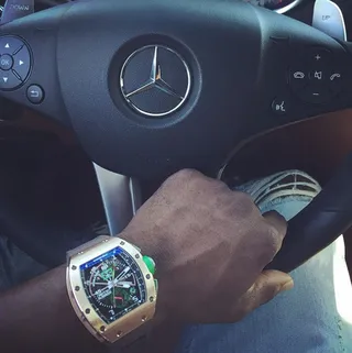 Watch Matches the Car - In case you didn't know.  (Photo: Kevin Hart via Instagram)