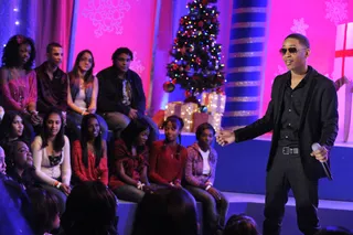 "The First Noel" - Jacob Latimore performs the classic holiday song. (Photo: John Ricard / BET)