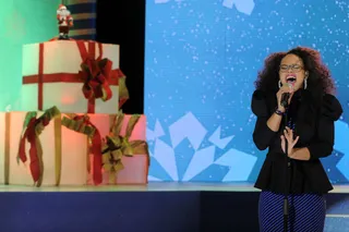 "This Christmas." - Elle Varner sang the classic Christmas song that has been covered by some of the best voices in music. (Photo: John Ricard / BET)