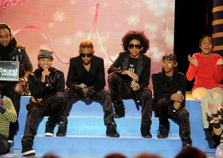 Mindless Behavior in the Building - Ready to spread some holiday cheer. (Photo: John Ricard / BET)