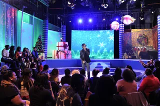 Gorgeous Holiday Set\r - Lloyd performs on A Very BET Christmas. (Photo: John Ricard / BET)