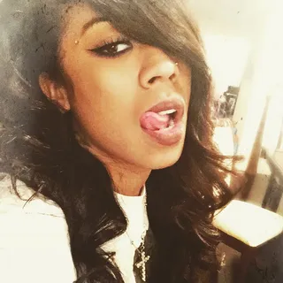 Silly - Keyshia admits to getting silly when she's tired.   (Photo: Keyshia Cole via Instagram)