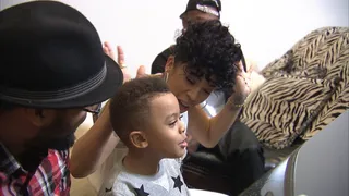 Baby Genius - DJ enjoys his piano lessons.  (Photo: BET)