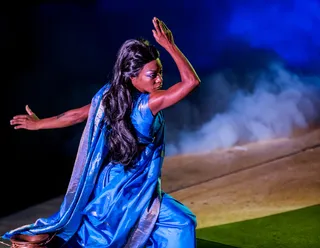 Angel in a Blue Dress - The choreography was mystical...(Photo: Erik Kabik/RETNA)