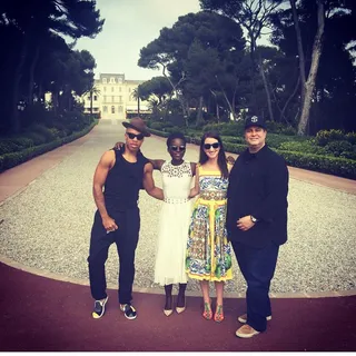 Lupita Nyong'o - Lupita Nyong'o at the red carpet opening 70th Cannes Film Festival. &nbsp;(Photo: Vernon François via Instagram)