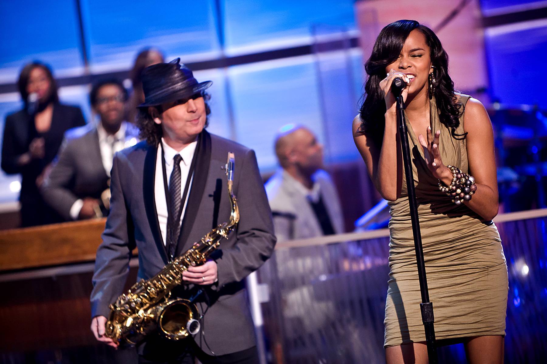 This Evening's Performance... - James and Luckett hit the stage to perform the single “When I Had the Chance.&quot;&nbsp;(Photo: Darnell Williams/BET)