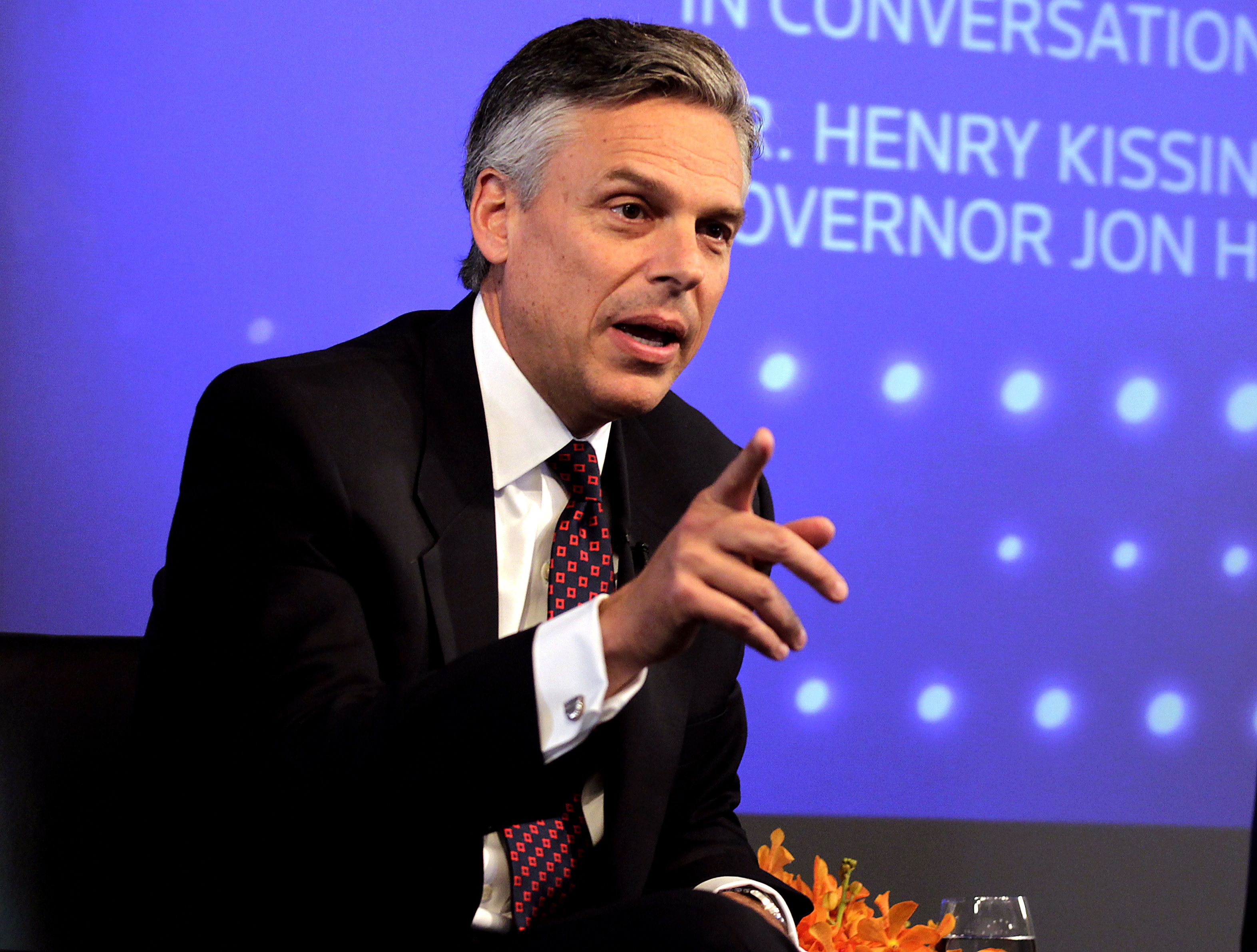 Did Jon Huntsman Stretch the Truth on Gas and Oil? - At the final GOP presidential debate before the Iowa Caucuses on Dec. 15, Jon Huntsman said that the U.S. has more natural gas than Saudi Arabia has oil, but as Steven Grape at the Energy Information Administration told PolitiFact.com: “We don’t have more natural gas in this country than Saudi Arabia has oil, but we produce more natural gas in this country per year than Saudi Arabia produces oil.”(Photo: REUTERS/Brendan McDermid)