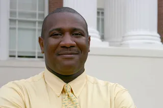 Lawrence Webb\r - Webb is the first openly gay African-American elected in the state of Virginia. Lawrence was elected to the Falls Church City Council in 2008 after his first run for political office.\r(Photo: Vote Falls Church)