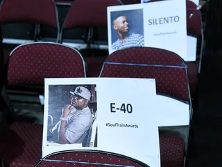 From The Bay to the A - Rookie hip hop star Silento is in the perfect position to pick the brain of rap vet E-40.(Photo: Ethan Miller/Getty Images for BET)