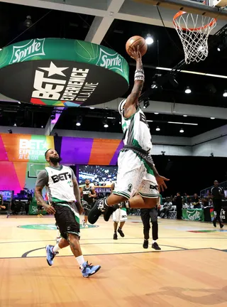 With The Easy Layup - (Photo: Bennett Raglin/Getty Images for BET)