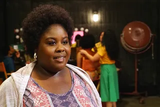 Raven Goodwin embraces her role as &quot;Soul Train&quot; dancer Violet Simms. - (Photo: Annette Brown/BET)