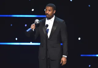 Outstanding Actor in a Motion Picture winner Michael B. Jordan. - (Photo by Aaron J. Thornton/Getty Images for BET)