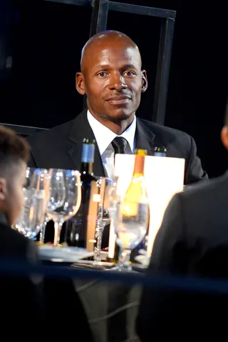 The Great Ray Allen - Ray Allen holds the record for most 3 pointers scored in a season and in a career; this man is a legend! But that's probably way over your head like Ray Allen's 3 point shot. (Photo: Bryan Steffy/BET/Getty Images for BET)