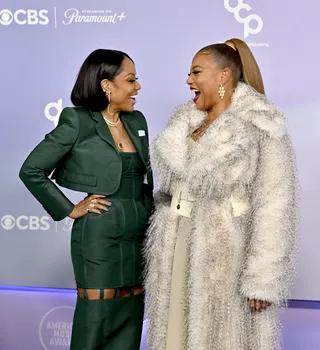 Eboni Nichols and Queen Latifah
