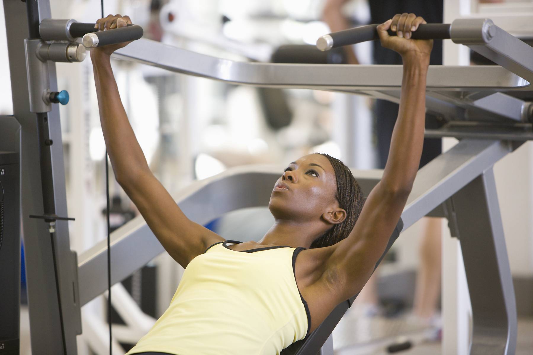 woman in gym