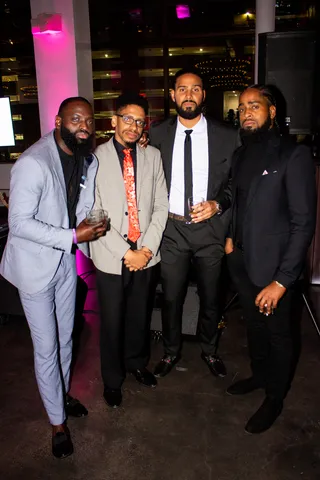 FutureBandDC - Musical guests&nbsp;FutureBandDC strike a pose between sets at the Pynk Awards Gala! (Photo: Calvin Gayle @calvingproductions)