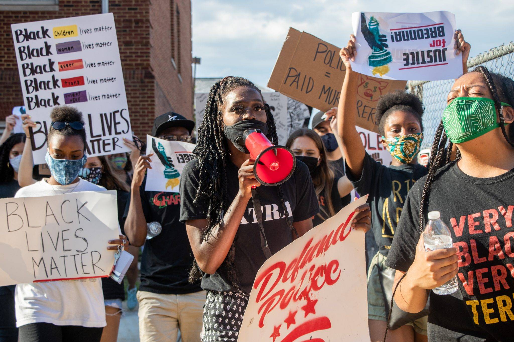 Students protesting