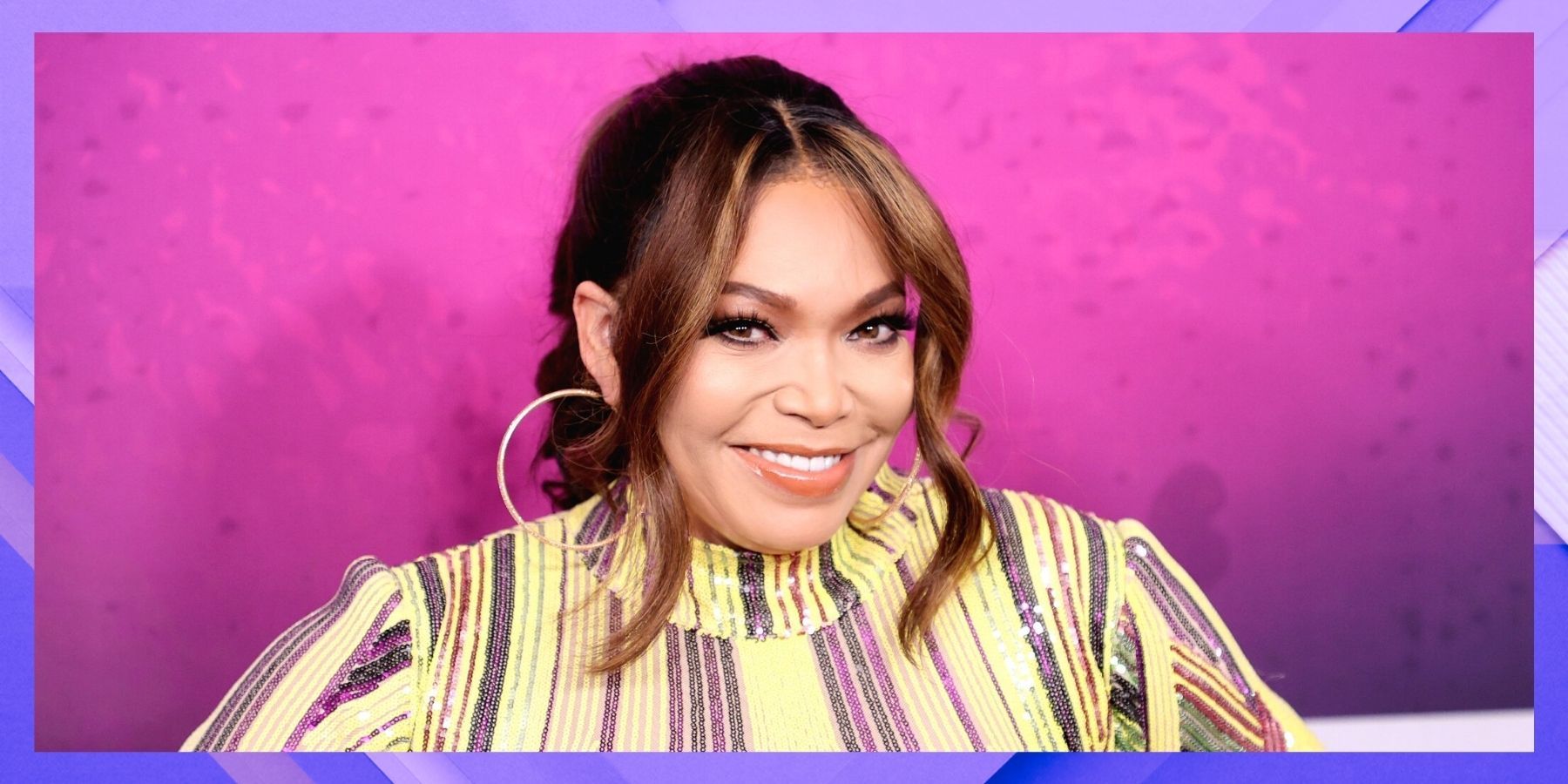 Tisha Campbell attends The “2021 Soul Train Awards” Presented By BET at The Apollo Theater on November 20, 2021 in New York City. 