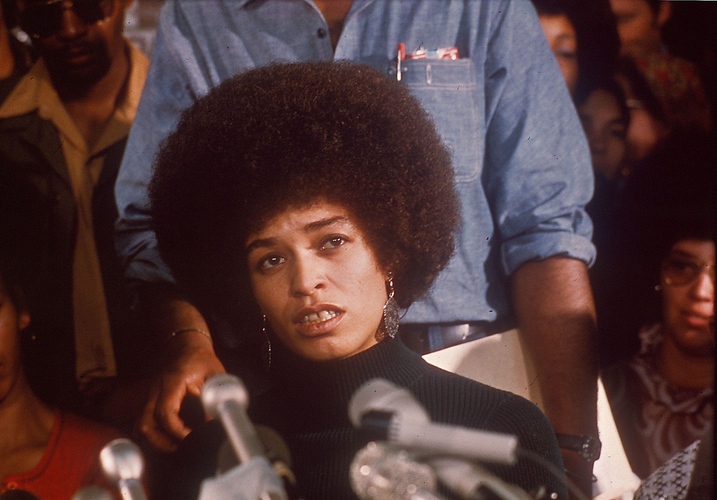 Black Panther - Angela Davis was an outspoken and prominent member of the Black Panther Party in the '60s &amp; '70s.(Photo: UPI Photo/Landov)