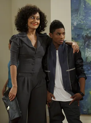 Keenan's Fresh  - We can see where Keenan gets his keen fashion sense — his mama!(Photo: Picture Group)