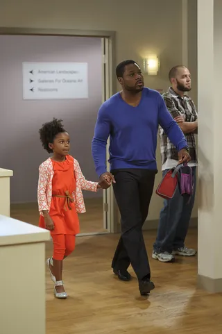 School Trip - In walks Alex Reed with adorable daughter Alexis to her school's field trip to the museum. Little does he know a sex addicted chaperone is waiting to woo him!(Photo: Picture Group)