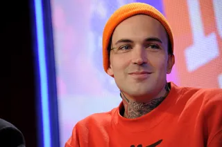 Crack a Smile - Finally! Yelawolf lightens up at BET's 106 &amp; Park. (Photo: John Ricard / BET)