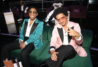 Anderson .Paak and Bruno Mars (Silk Sonic) - Anderson .Paak and Bruno Mars kept things as cool as ever in tailored suits. Fresh! (Photo by Johnny Nunez/Getty Images for BET)