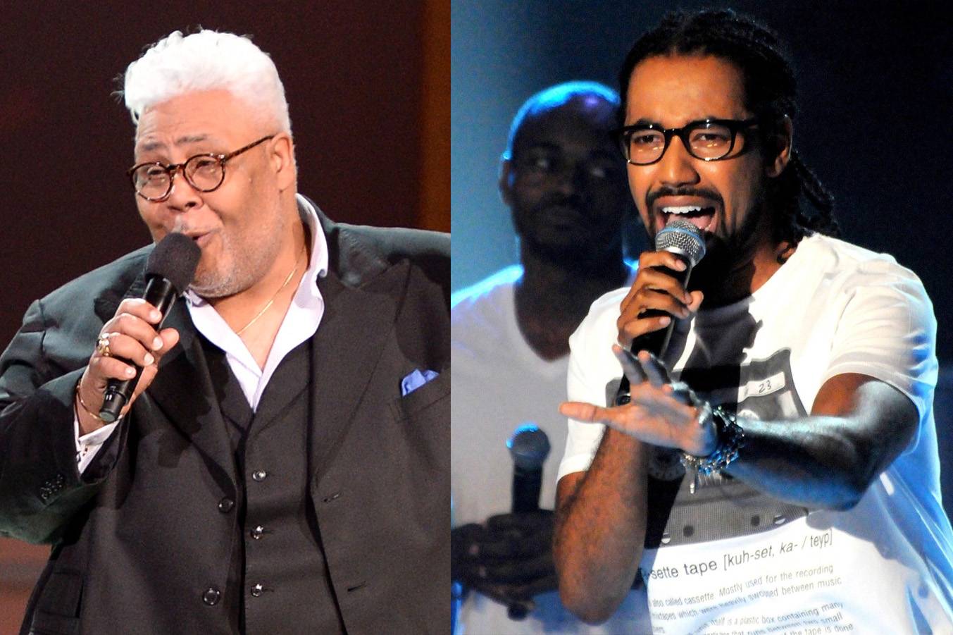 Bobby Jones Gospel Welcomes Rance Allen Group, Bryan Andrew Wilson and More  - Rance Allen Group, Bryan Andrew Wilson, Karen Morgan and Benita Washington perform on Bobby Jones Gospel. (Photos from left: Jason Kempin/Getty Images for BET, Lori Nealy/ Capital Entertainment)