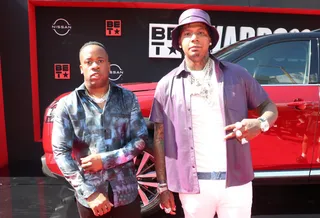 Yo Gotti and Moneybagg Yo&nbsp; - Yo Gotti and Moneybagg Yo came ready to shine. Just look at those diamonds! (Photo by Johnny Nunez/Getty Images for BET)