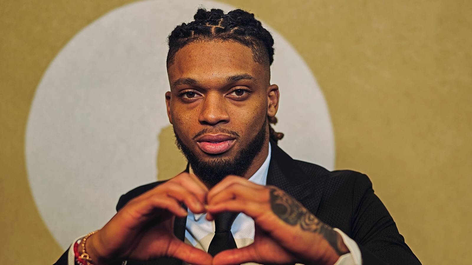 Damar Hamlin poses for a photo during NFL Honors at the Symphony Hall on February 9, 2023, in Phoenix, Arizona. 