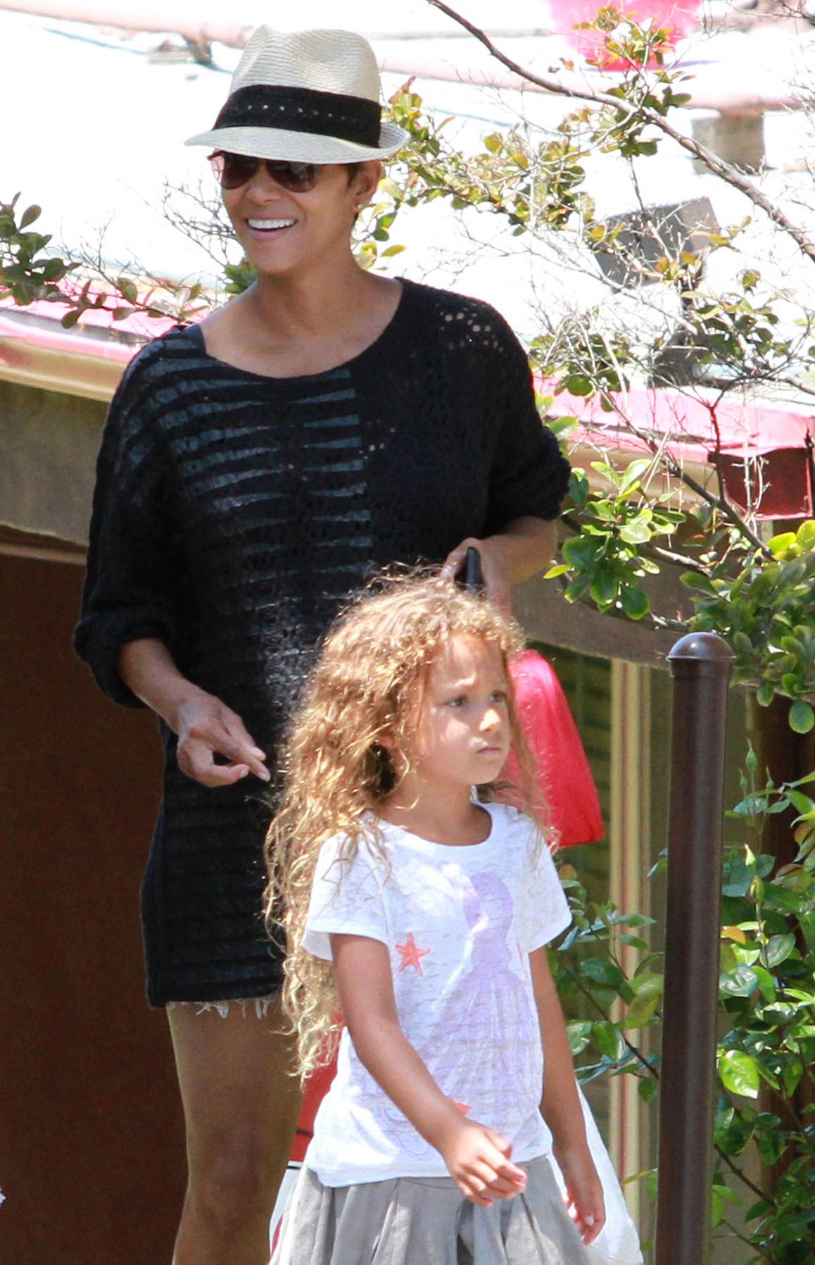 Halle Berry Nahla Aubry Out and About Los Angeles