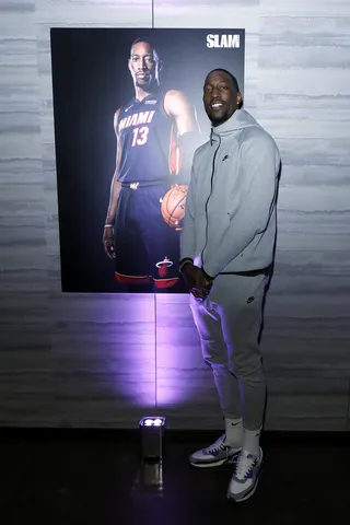 FEB 14: Bam Adebayo&nbsp; - Bam Adebayo at the Octagon All-Star Party. (Photo by Jeff Schear/Getty Images for SLAM)