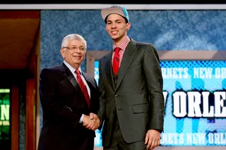 Austin Rivers - Austin Rivers of the Duke Blue Devils was selected No. 10 overall by the New Orleans Hornets.(Photo: Elsa/Getty Images)