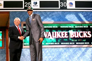 John Henson - John Henson of the North Carolina Tar Heels was the No. 14 pick and selected by the Milwaukee Bucks.(Photo: Elsa/Getty Images)