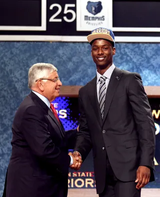 Harrison Barnes - Harrison Barnes of North Carolina was selected No. 7 overall by the Golden State Warriors.(Photo: Elsa/Getty Images)