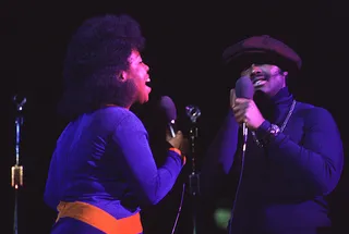 Roberta Flack and Donny Hathaway: "The Closer I Get" - Roberta Flack and Donny Hathaway’s “The Closer I Get to You” is yet another single that has helped establish the standard for duets. The song peaked at No. 2 on the Billboard Hot 100 charts.(Photo: Stephen Verona/Getty Images)