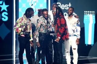 Respect the Hustle - Migos took home two BET Awards in 2017 for Best Group and Best Collaboration. They’ve also won a 2015 YouTube Music Award as well.&nbsp;(Photo: Frederick M. Brown/Getty Images)