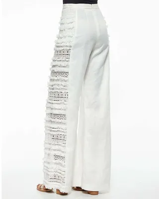 Alexis Julius Side-Fringe Wide-Leg Pants - Knock out two trends with one piece in these side-fringe wide-leg pants. The lightweight cotton-linen combo is just begging to be brought along on your summer vacay!  (Photo: Neiman Marcus)