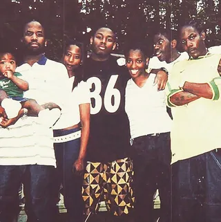 Big Boi and His Fam - Vintage moment. (Photo: Big Boi via Instagram)