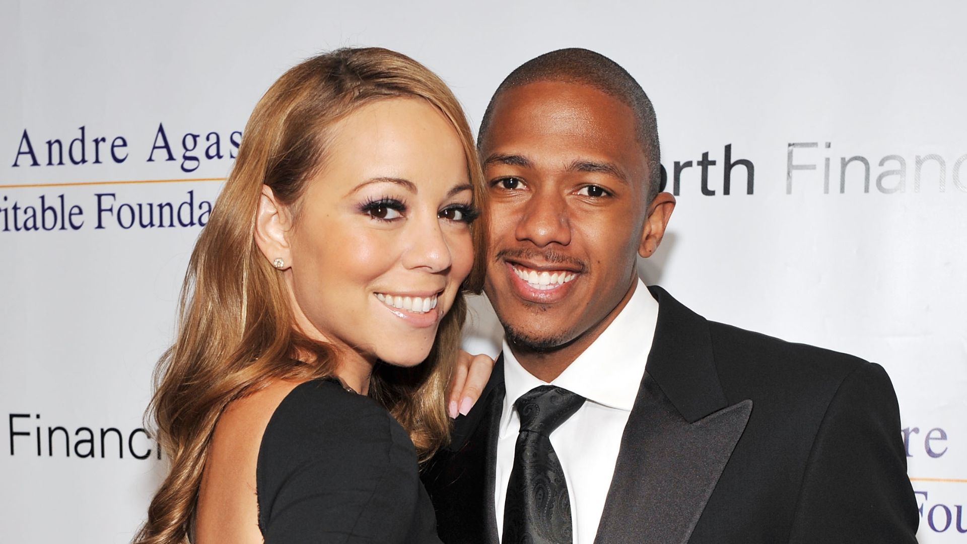 Mariah Carey and Nick Cannon arrive at The Andre Agassi Charitable Foundation's 13th Annual Grand Slam at Wynn Las Vegas on October 11, 2008 in Las Vegas, Nevada. 