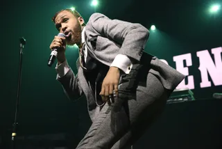 Strut - Jidenna performs on stage at the TIDAL Live event during Advertising Week 2015 AWXII at Webster Hall in New York City.(Photo: Matthew Eisman/Getty Images for AWXII)