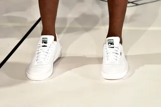 Cleaner Than Clean&nbsp; - You can never go wrong in plain white sneaks. Ever.  (Photo: Theo Wargo/Getty Images)